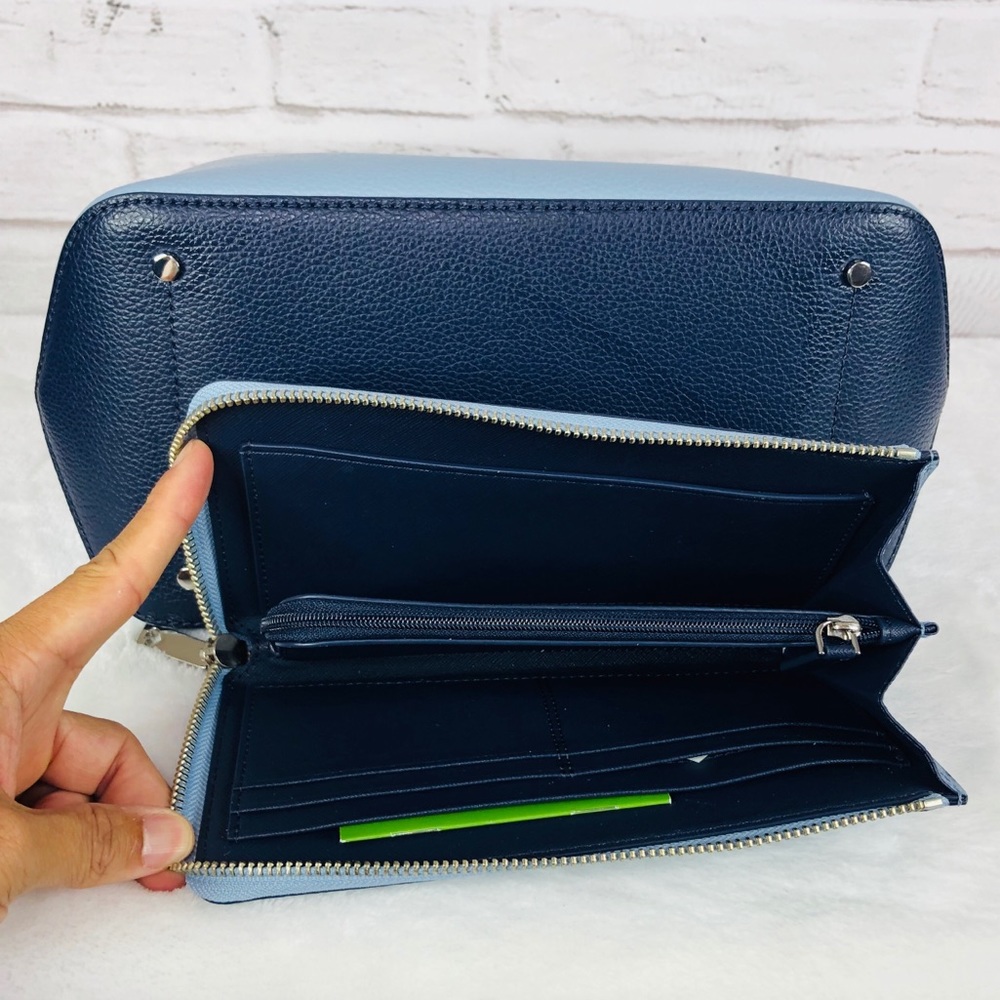 2PCS Kate Spade Eva Large Bucket Wallet Set - Picture 5 of 8